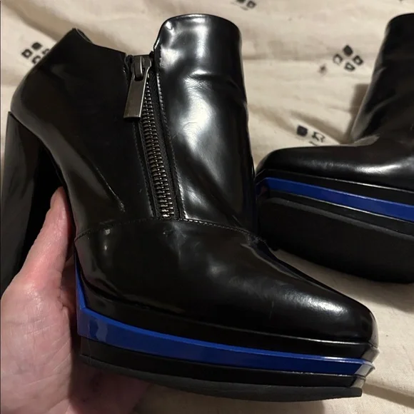 Patent leather platform toe Trinity Zion Fluevog Shoes- Stunning! Worn twice? - Picture 12 of 14